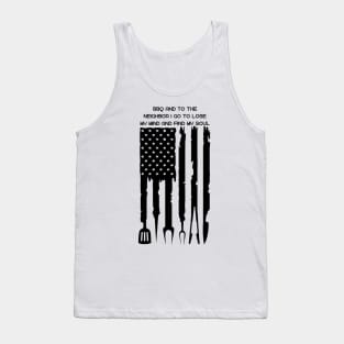 BBQ American Fag Tank Top